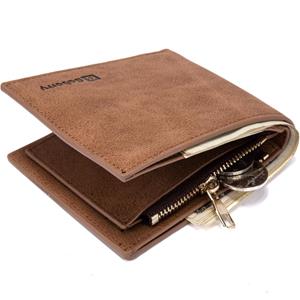 Baborry Men Wallet Wallets for Women Holder Purse Clutch Slim Wallet Men Purses with Coin Zipper Bag