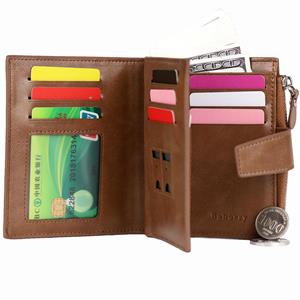 Baborry Men Wallet Coin Bag zipper ID Credit Card Holder Bifold Coin Purse