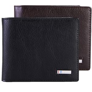 Baborry Men's Synthetic Leather Wallet Money Pockets Credit/ID Cards Holder Purse 2 Colors