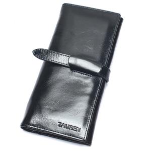TAUREN RFID Luxury Brand 100% Genuine Cowhide Leather High Quality Men Long Wallet Coin Purse Vintage