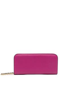 Versace logo-plaque rectangle wallet - Roze