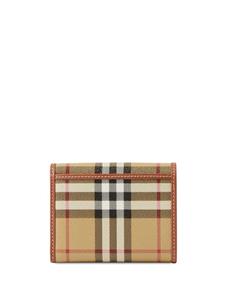Burberry small Vintage Check leather wallet - Beige