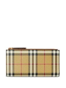 Burberry Check Vintage-pattern bi-fold wallet - Beige
