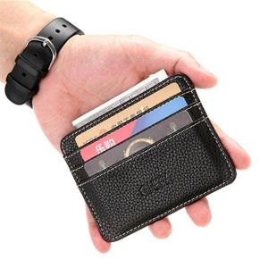 Ably-Bag Fashion Men PU Leather Credit Card&ID Card Holder Wallet Multifunction Bank Card Bag Case Coin Purse Unisex Short wallets