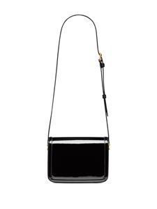 Saint Laurent small Solferino leather satchel bag - Zwart