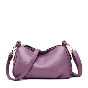 SHUNA Solid Color Fashion Shoulder Handbags Female Travel Cross Body Bag PU Leather Crossbody Bags for Women Tote Ladies Satchel