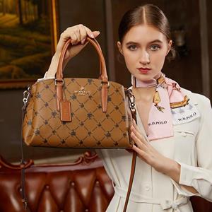 W.D.POLO WDPOLO2022 New Bag Women's Fashion Old Flower Ins Bucket Shoulder Bag Ladies Hand-held Messenger Small Bag Tide
