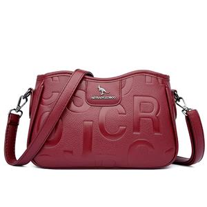 JINBAOSEN BAG 2023 New Style Women Small Handbag Luxury Letters Leather Designer Shoulder Bag Fashion Casual High Quality Simple Crossbody Bag