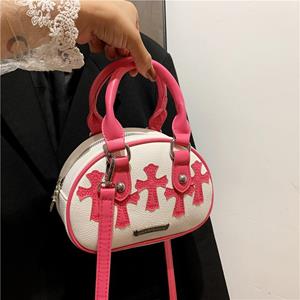 Yogodlns Vintage Korean Small Shoulder Bag Clutch small Purse and Handbags PU Leather Gothic Cross Girls Crossbody Bags Party Phone Pouch