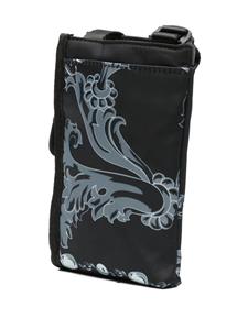 Versace baroque-print shoulder bag - Zwart