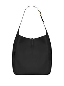 Saint Laurent large Le 5 à 7 leather shoulder bag - Zwart