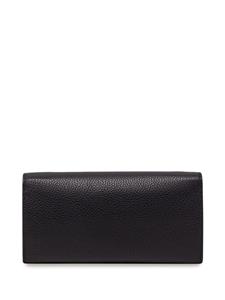 Ferragamo Gancini-plaque leather purse - Zwart
