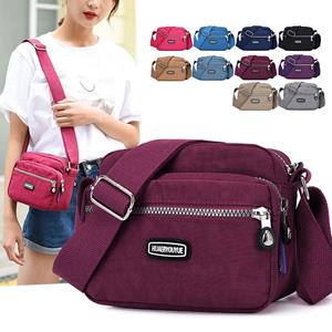 Wilkk Annaa Women Nylon Shoulder Bag Waterproof Elegant Daily Shopping Handbag
