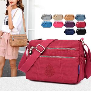 YU-guofan Family Vrouwen Nylon Schouder tas waterdicht elegant dagelijks winkelen handtas