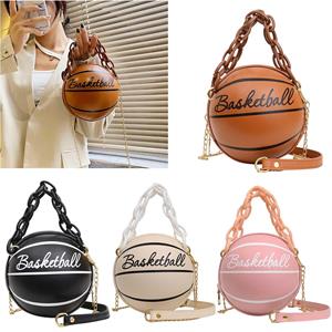 Upoon Personalized Round Ball Female Chain Basketball All-match Satchel Small Bag