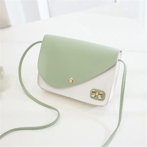 Trend Bags For You Mini PU Leather Crossbody Bags For Women Contrast Color bow Shoulder Messenger Bag Lady Purses Small Handbags