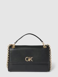 CK Calvin Klein Handtas met draaisluiting in effen design