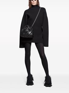 Balenciaga Shopper met logoplakkaat - Zwart
