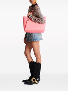 Balmain Emblème leren shopper - Roze