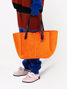 JW Anderson Shopper met geborduurd logo - Oranje