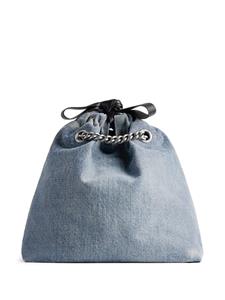 Balenciaga Bucket-tas met logoprint - DENIM BLUE