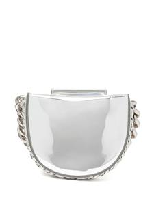 Stella McCartney small Frayme Mirrored shoulder bag - Zilver