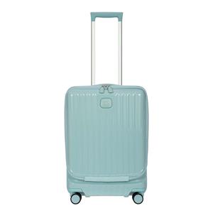 Bric's Positano Cabin Trolley 55 with Pocket light blue Harde Koffer