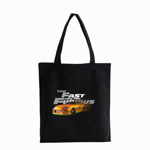 Aidegou20 Furious 7 Print Shopping Bag Men Paul Walker Fast Furious Men Women Shoulder bag Fast Furious 7 canvas bag Handbags tote bag