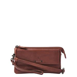 DR Amsterdam Tampa Schoudertas / Clutch brown Damestas