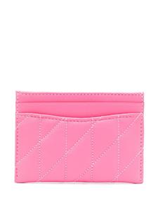 Coach quilted leather cardholder - Roze