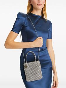Tory Burch mini Night Owl crystal-embellished tote bag - Zilver