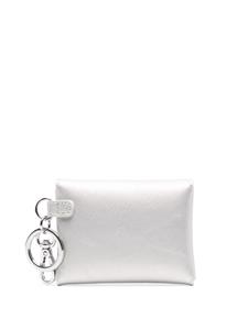 Love Moschino Portemonnee met logoplakkaat - Zilver