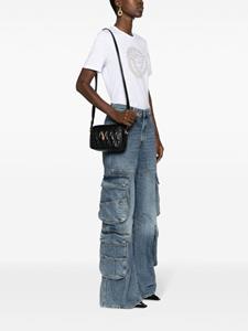 Versace Virtus quilted crossbody bag - Zwart