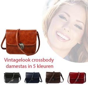 Dealrunner Prachtige crossbody damestas in vintage look