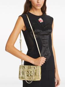 Tory Burch logo-patch leather bag - 700 GOLD