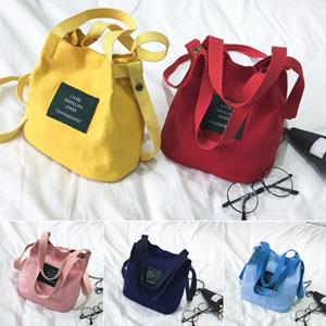 Bag Accessorries Letter Printed Canvas Large Capacity Women Cross Body Shoulder Bag Pouch Gift