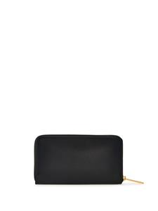 Ferragamo Gancini leather wallet - Zwart