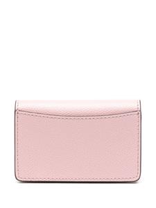 Furla logo-plaque leather wallet - Roze