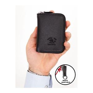 Palmiye Clothing & Footwear & Accessories Np Zippered Card Holder Wallet With Money Compartment Black (height:11 Width:8.5) (with Key Ring As Gift)