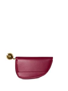 Burberry Shield leather coin pouch - Rood