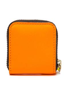 Comme Des Garçons Wallet Super Fluo leren portemonnee - Oranje