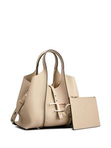 Tod's Timeless shopper met logoplakkaat - Beige