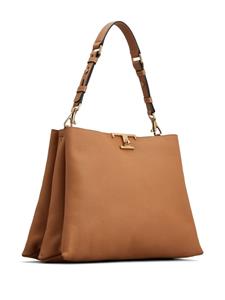 Tod's T Timeless leren shopper - Bruin