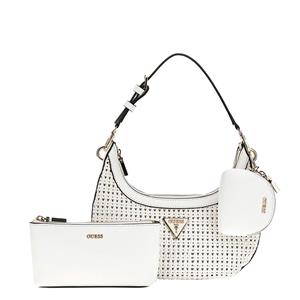 Guess Emelda Crossbody Top Zip white