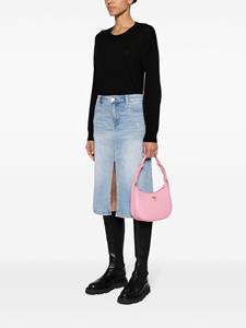 PINKO Love Birds leather shoulder bag - Roze