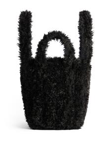 Balenciaga Everyday 2.0 faux-fur tote bag - Zwart