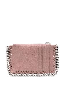 Stella McCartney Falabella chain-trim wallet - Roze