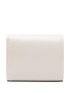 Saint Laurent YSL tri-fold leather wallet - Beige