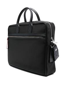 Bally Faldy leather-trim briefcase - Zwart