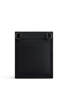 Balenciaga logo-patch shoulder-strap messenger bag - Zwart